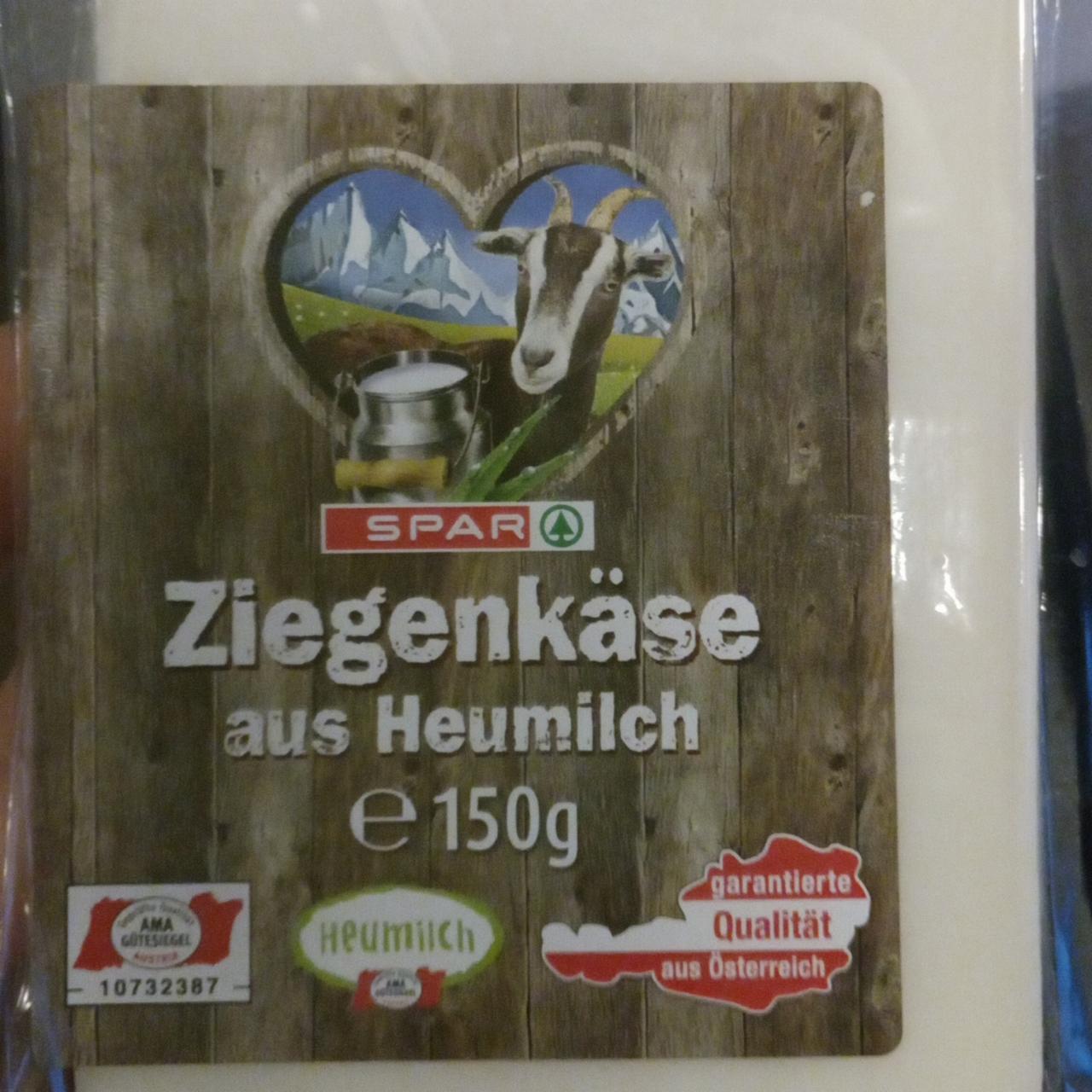 Fotografie - Ziegenkäse aus Heumilch Spar