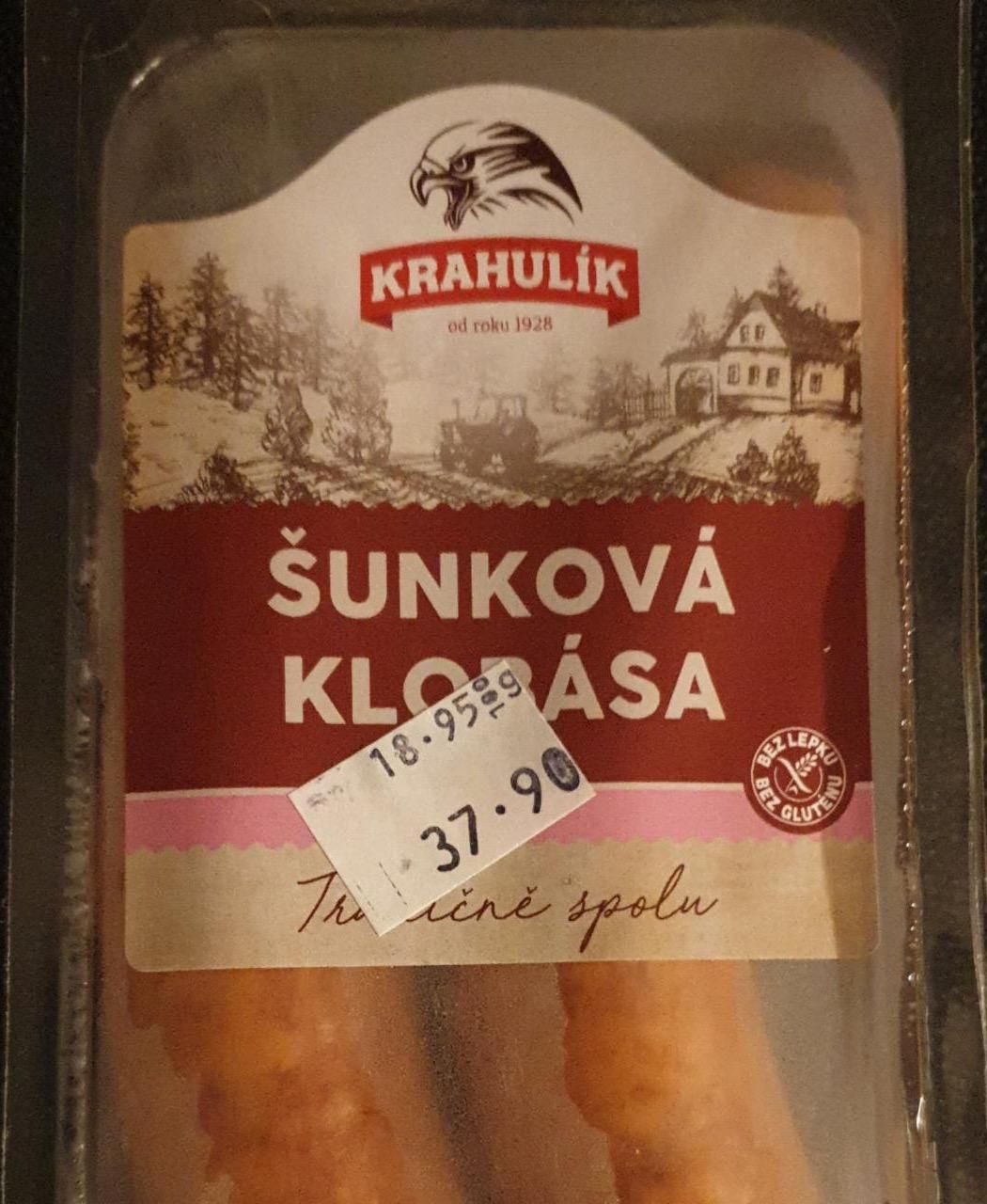 Fotografie - Šunková klobása Krahulík