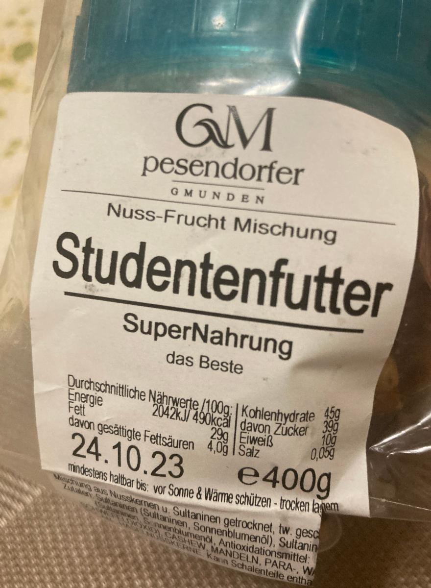 Fotografie - Studentenfutter GM Pesendorfer