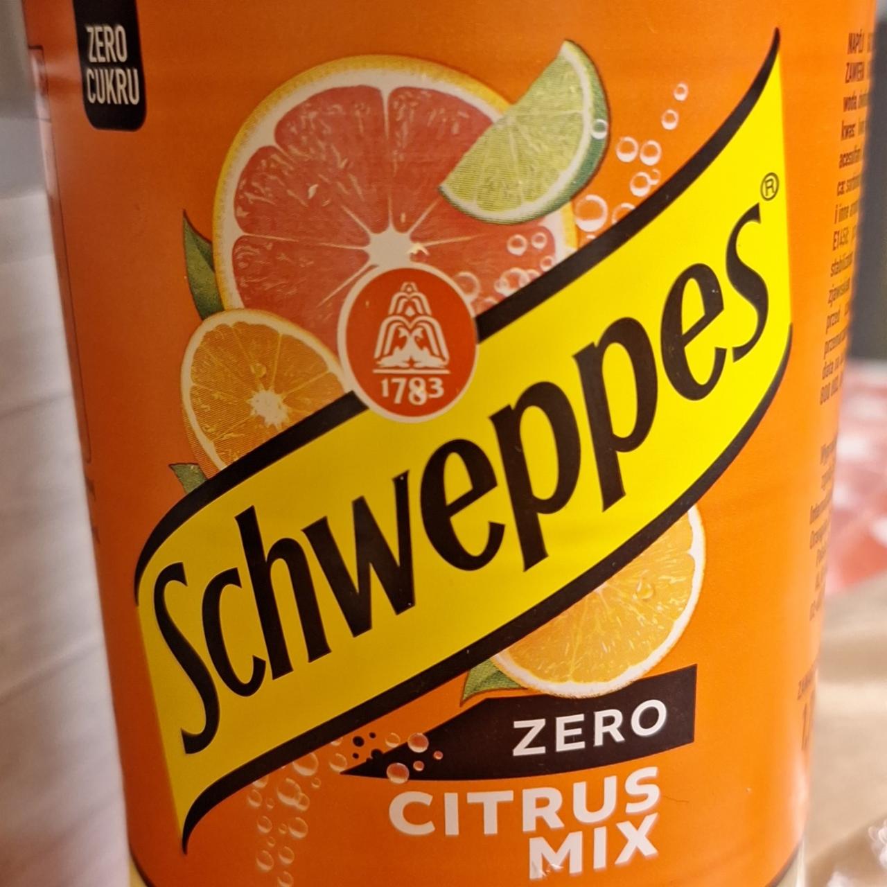 Fotografie - Zero citrus mix Schweppes