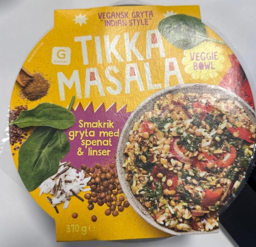 Fotografie - Tikka Masala Veggie Bowl Garant