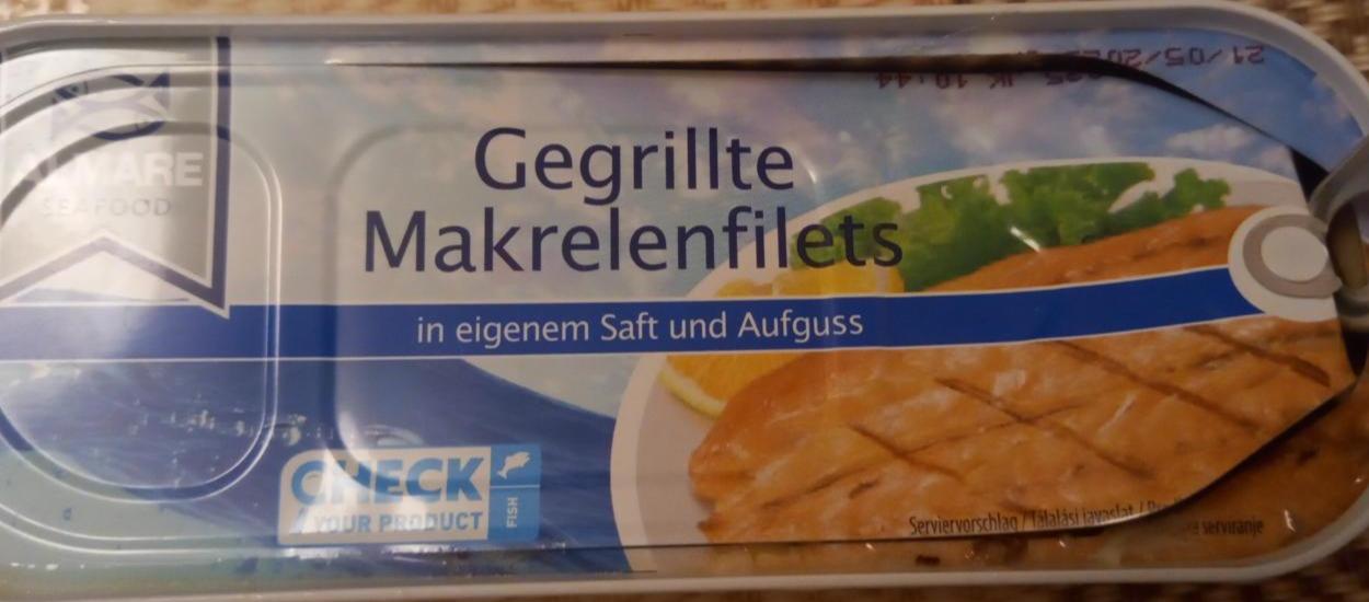 Fotografie - Gegrillte Makrelenfilets in eigenem Saft Almare Seafood