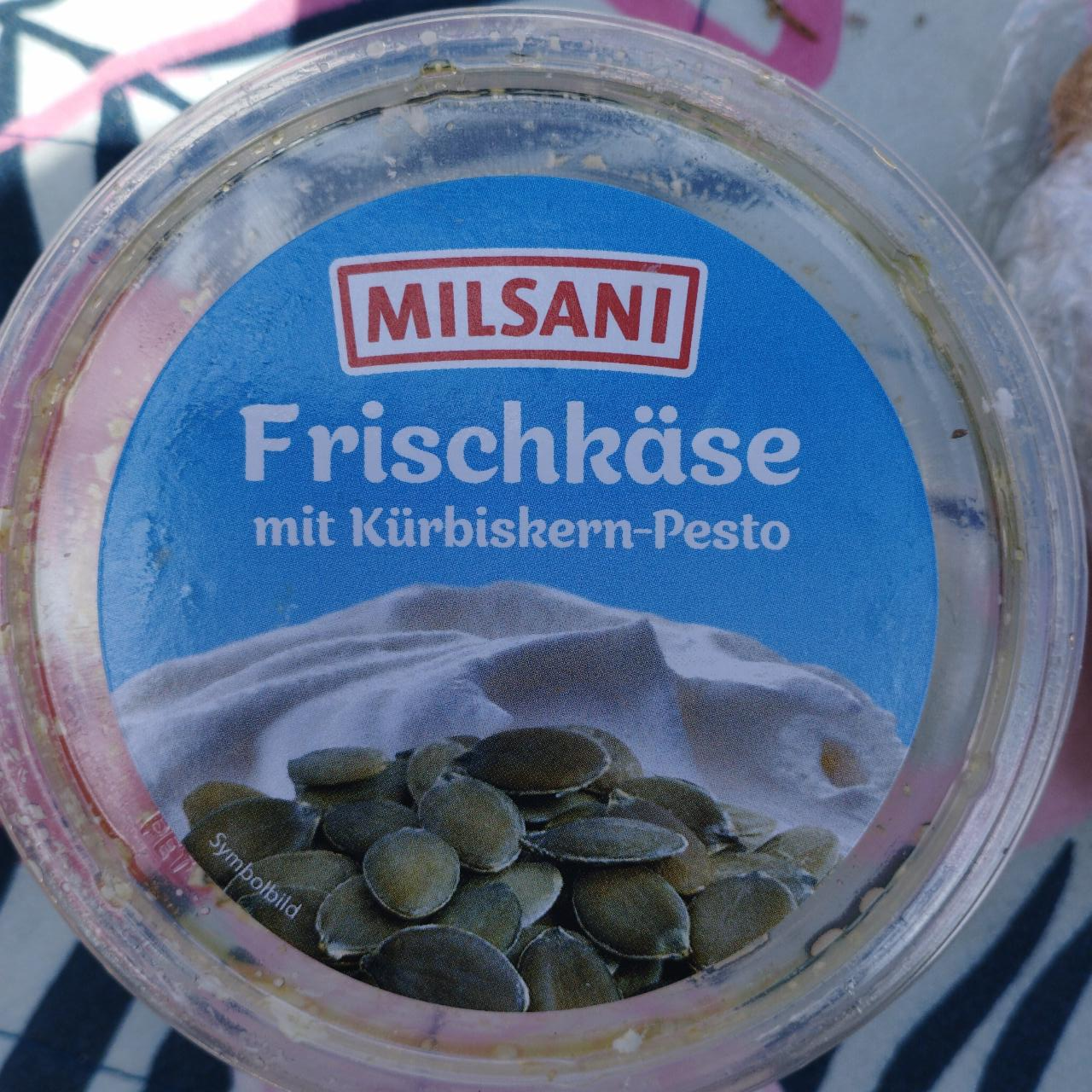 Fotografie - Frischkäse mit Kürbiskern-Pesto Milsani