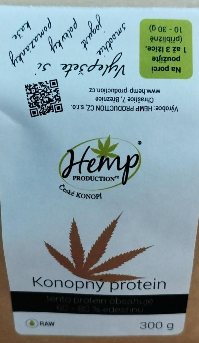 Fotografie - Konopný protein Hemp