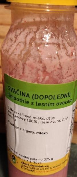 Fotografie - Smoothie s lesním ovocem Zdravé stravování