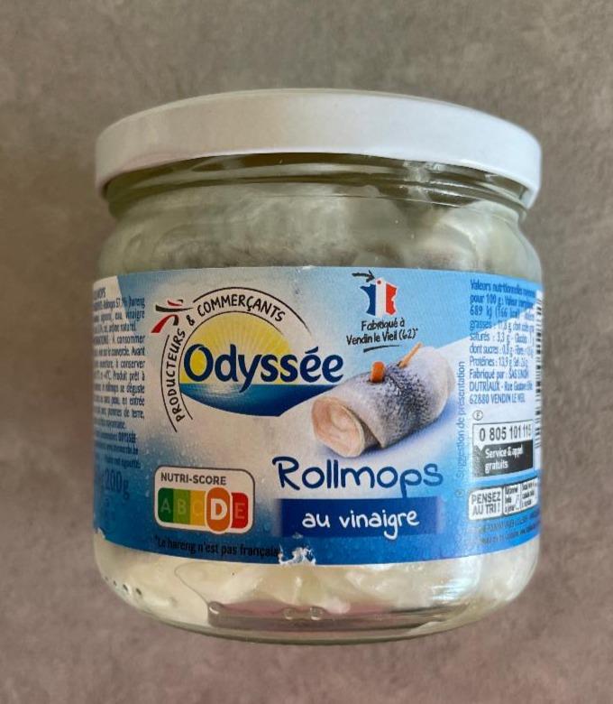 Fotografie - Zavináče ze sleďů Rollmops au vinaigre Odyssée