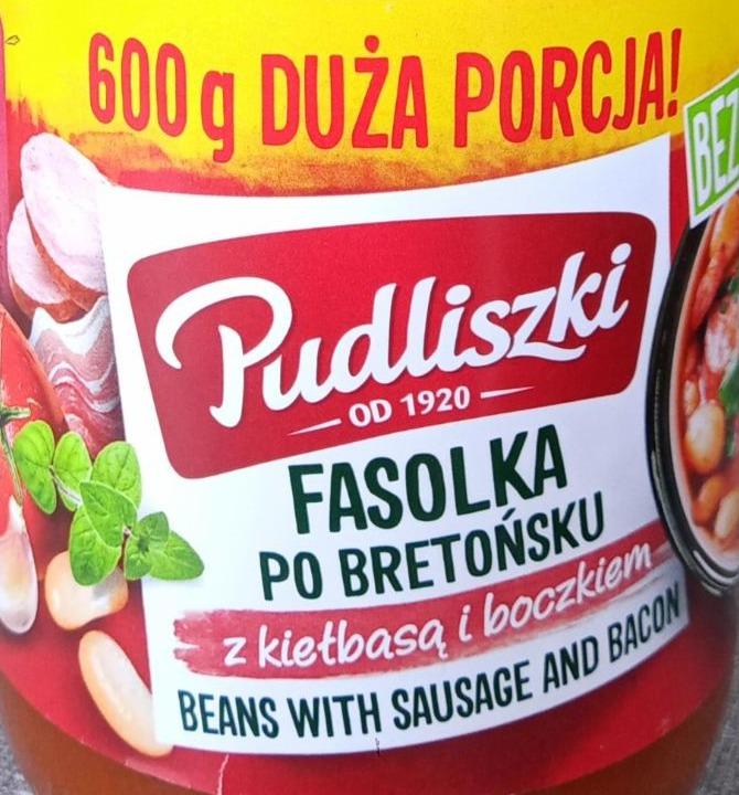 Fotografie - Fasolka po bretońsku z kiełbasą i boczkiem Pudliszki