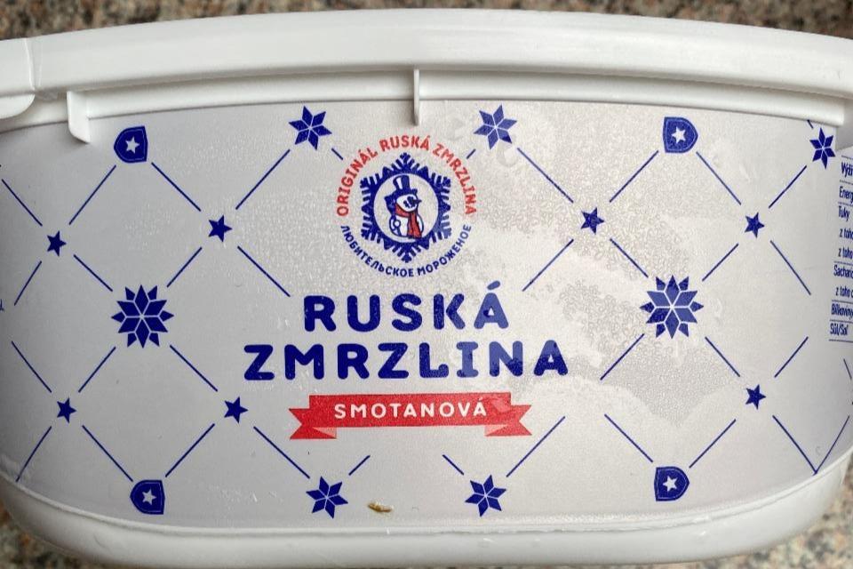 Fotografie - Originál Ruská Zmrzlina Smetanová