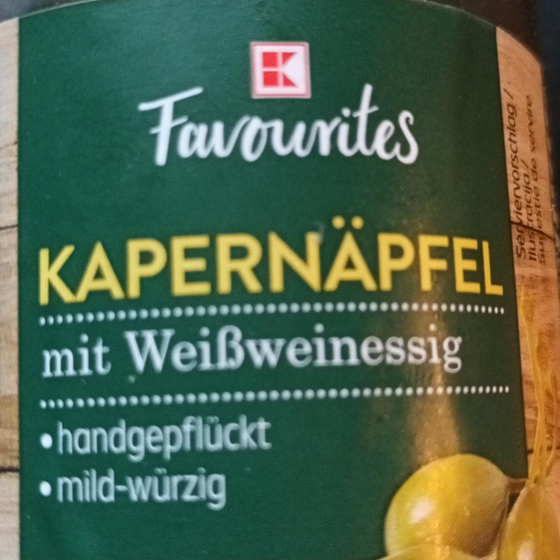 Fotografie - Kapernäpfel mit Weißweinessig K-Favourites