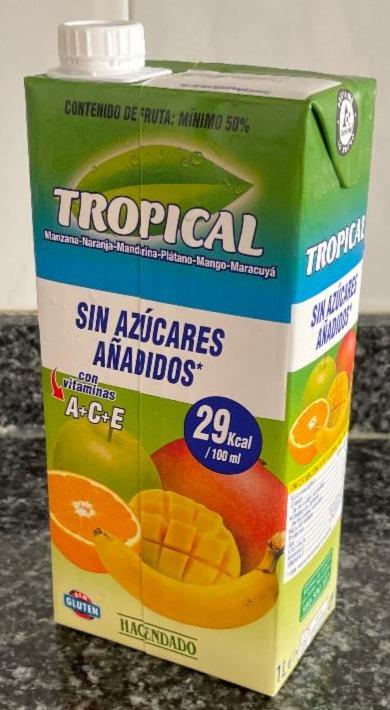 Fotografie - Tropical sin azúcares añadidos Hacendado