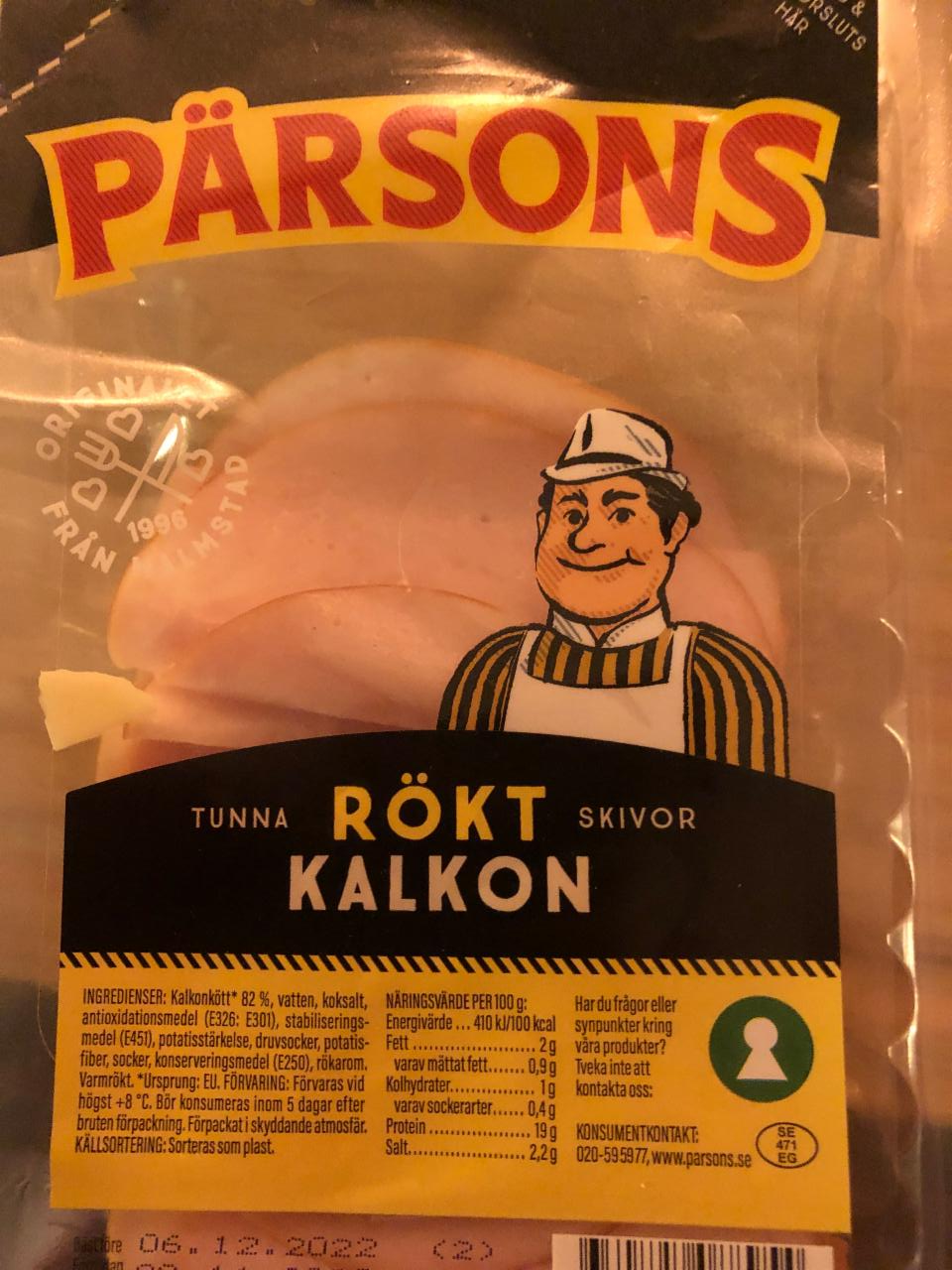 Fotografie - Rökt kalkon Pärsons