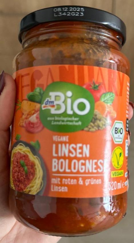 Fotografie - Vegane Linsen Bolognese dmBio