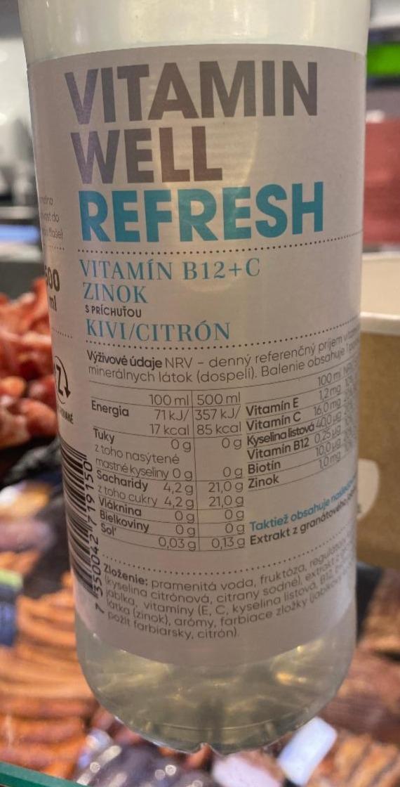 Fotografie - vitamin well refresh