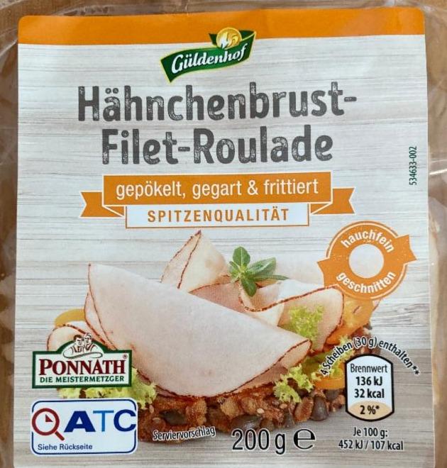 Fotografie - Hähnchenbrust Filet-Roulade