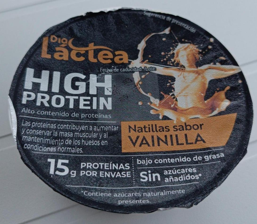 Fotografie - Natillas sabor vainilla high protein Día Lactea