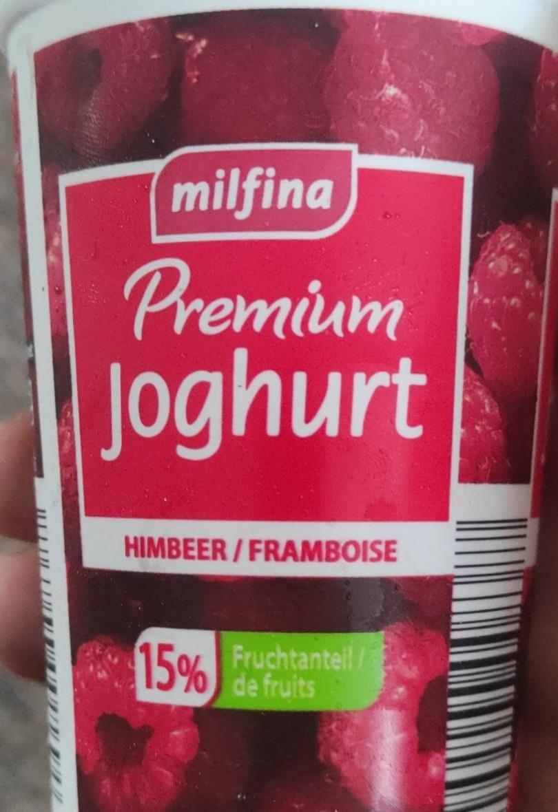 Fotografie - premium joghurt himbeer Milfina