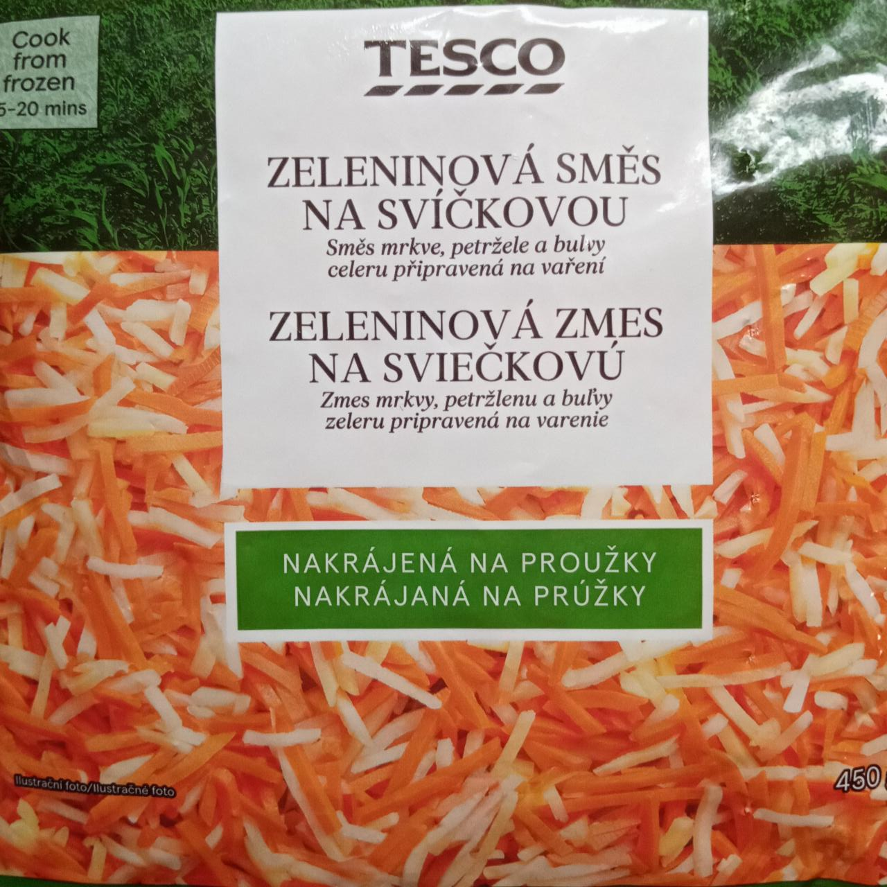 Fotografie - Zeleninová směs na svíčkovou Tesco