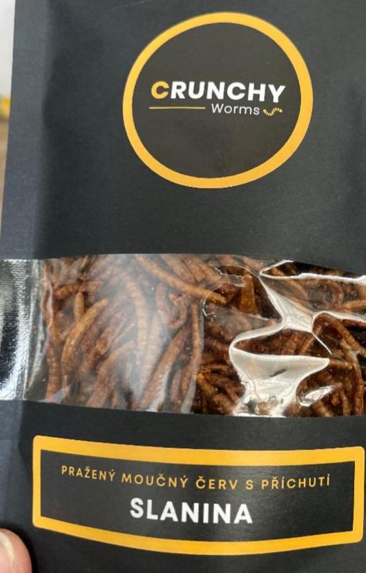 Fotografie - Pražený moučný červ s příchutí slanina Crunchy Worms