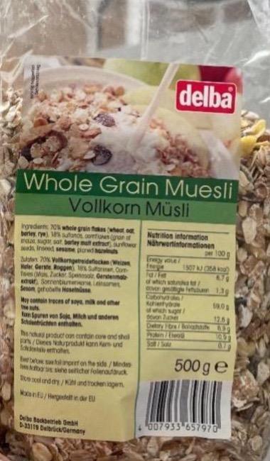 Fotografie - Whole Grain Muesli Delba