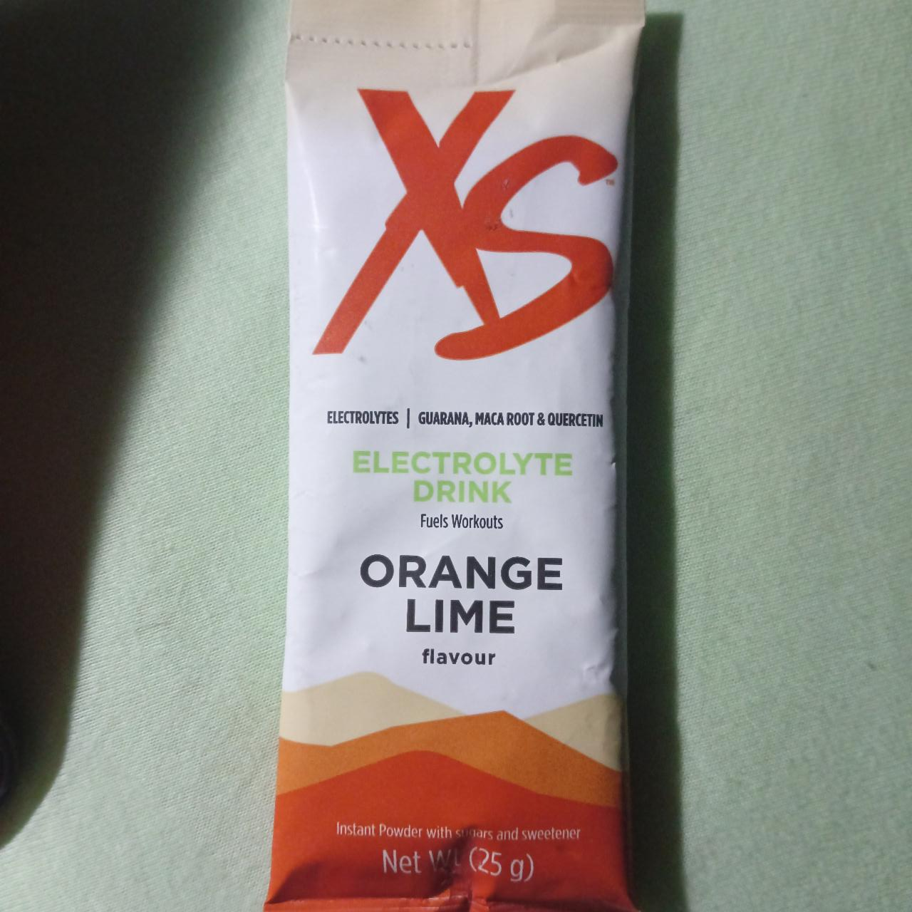 Fotografie - Electrolyte drink Orange lime flavour XS