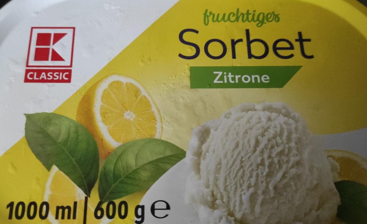 Fotografie - Sorbet Zitrone K-Classic