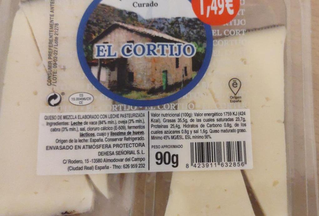 Fotografie - Queso de Mezcla Curado El Cortijo