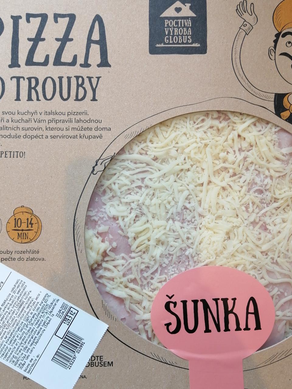 Fotografie - Pizza do trouby Šunka Poctivá výroba Globus