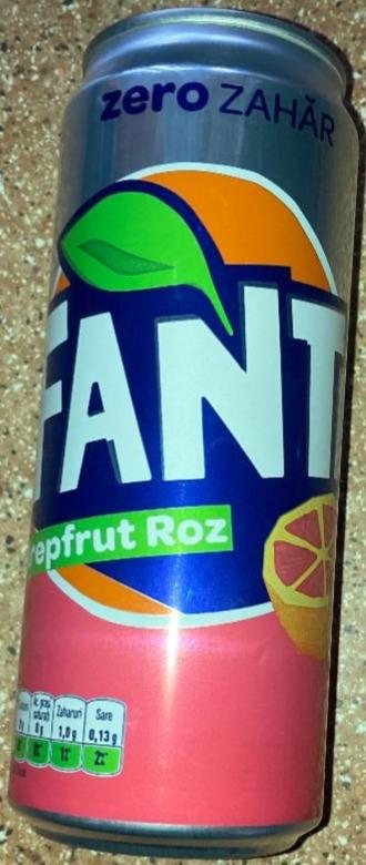 Fotografie - Fanta Grapefruit Roz Zero Zahar