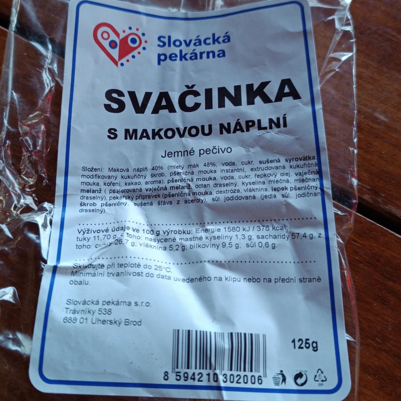 Fotografie - Svačinka s makovou náplní Slovácká pekárna