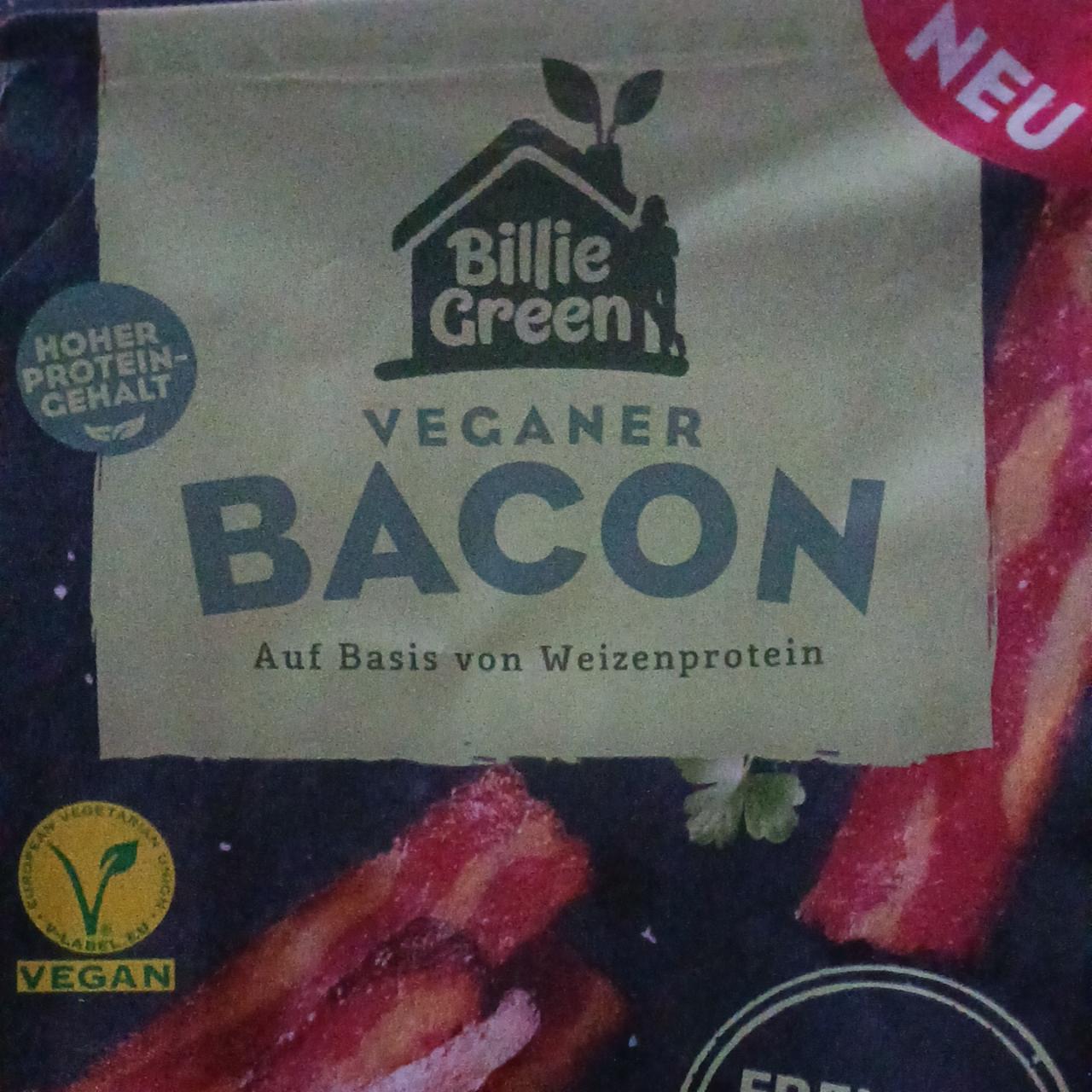 Fotografie - Veganer bacon Billie Green