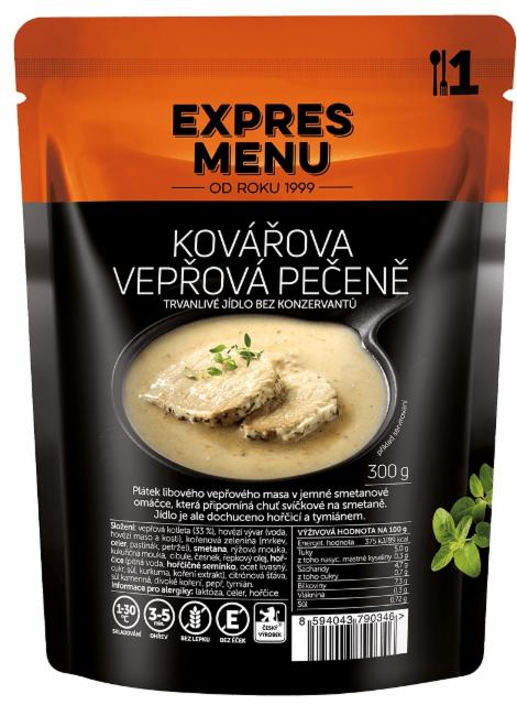 Fotografie - Kovářova vepřová pečeně Expres menu