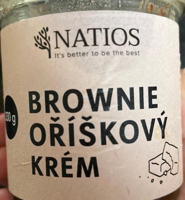 Fotografie - Brownie oříškový krém Natios