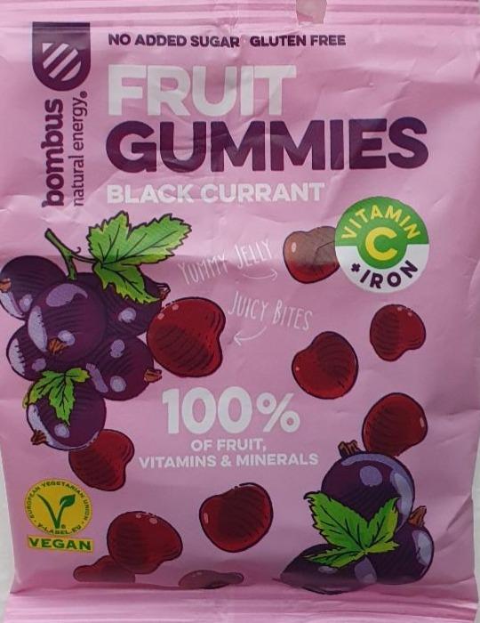 Fotografie - Bombus Fruit Gummies Black Currant