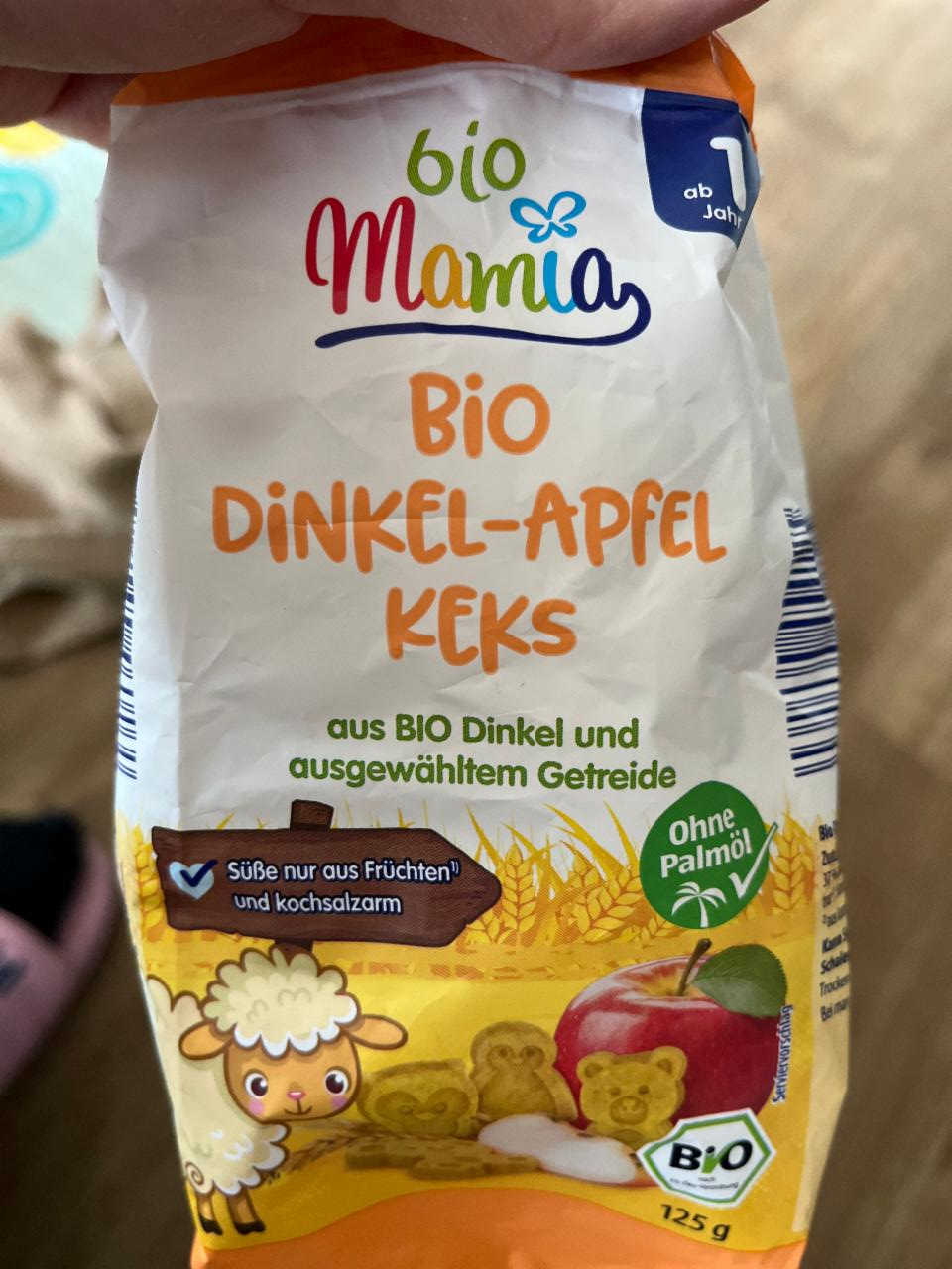 Fotografie - bio dinkel-Apple keks bio Mamia