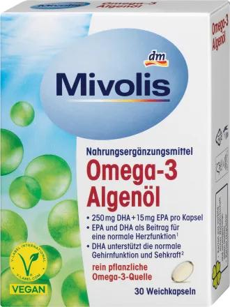 Fotografie - Omega-3 Algenöl Mivolis