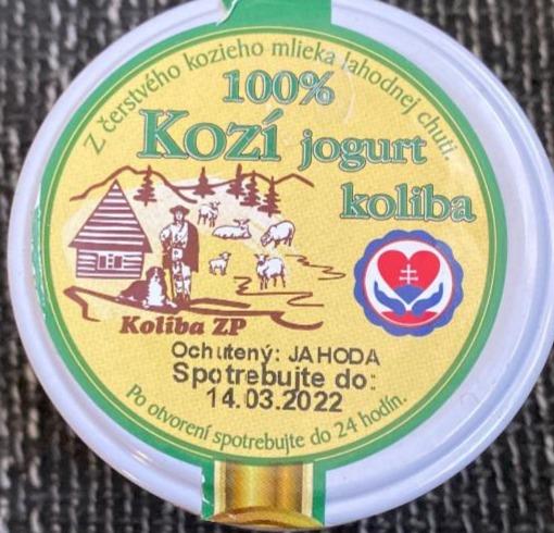 Fotografie - Kozí jogur jahoda Koliba ZP