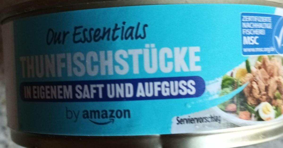 Fotografie - Thunfischstücke in eigenem saft und aufguss Amazon