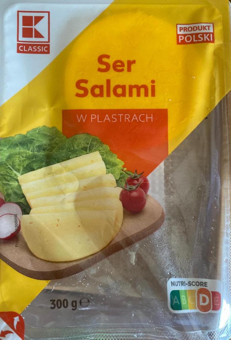 Fotografie - Ser salami w plastrach K-classic