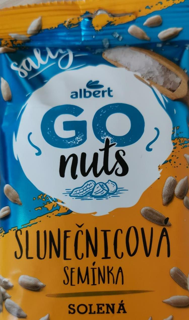 Fotografie - Go nuts slunečnicová semínka solená Albert