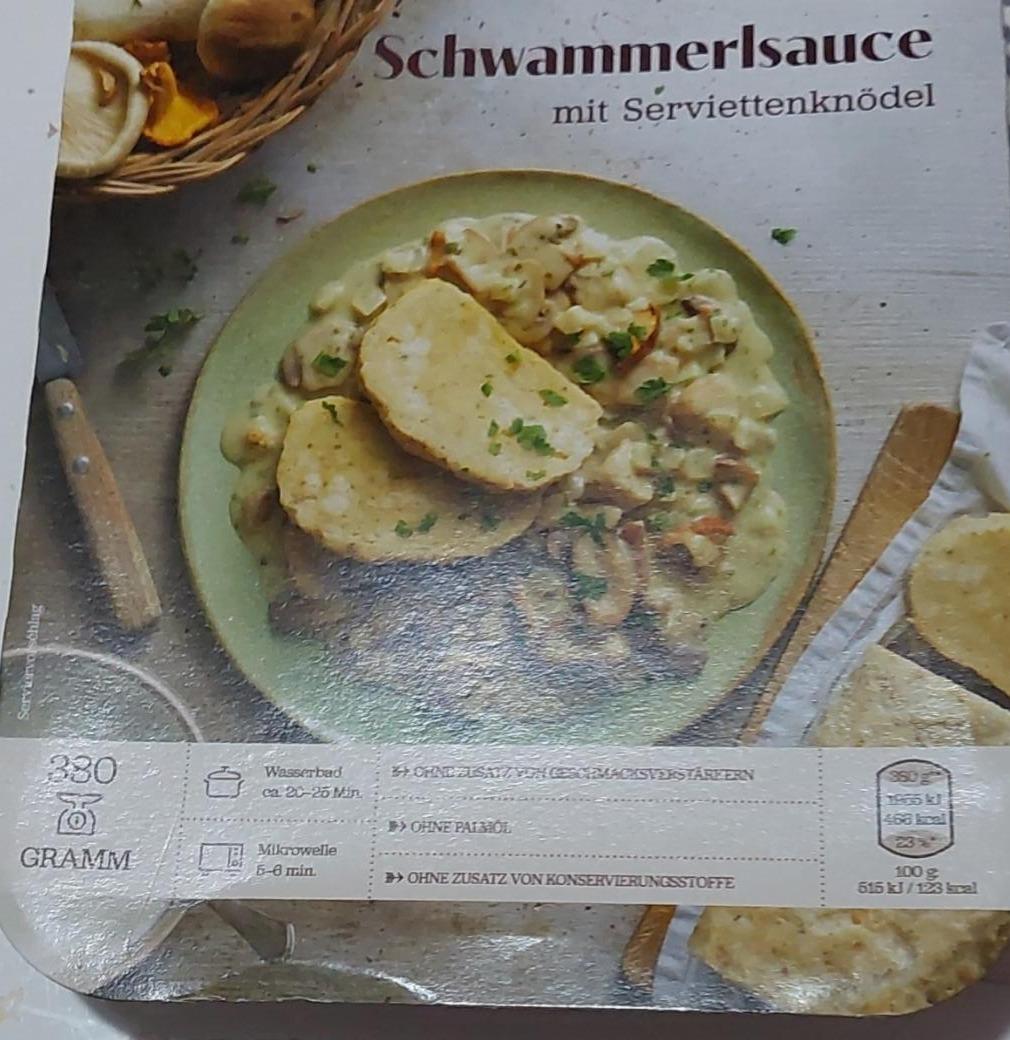 Fotografie - Schwammerlsauce mit serviettenknödel Good choice