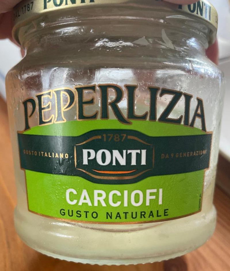 Fotografie - Peperlizia Carciofi Gusto Naturale Ponti