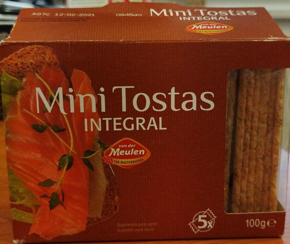 Fotografie - Mini Tostas Integral Van der Meulen