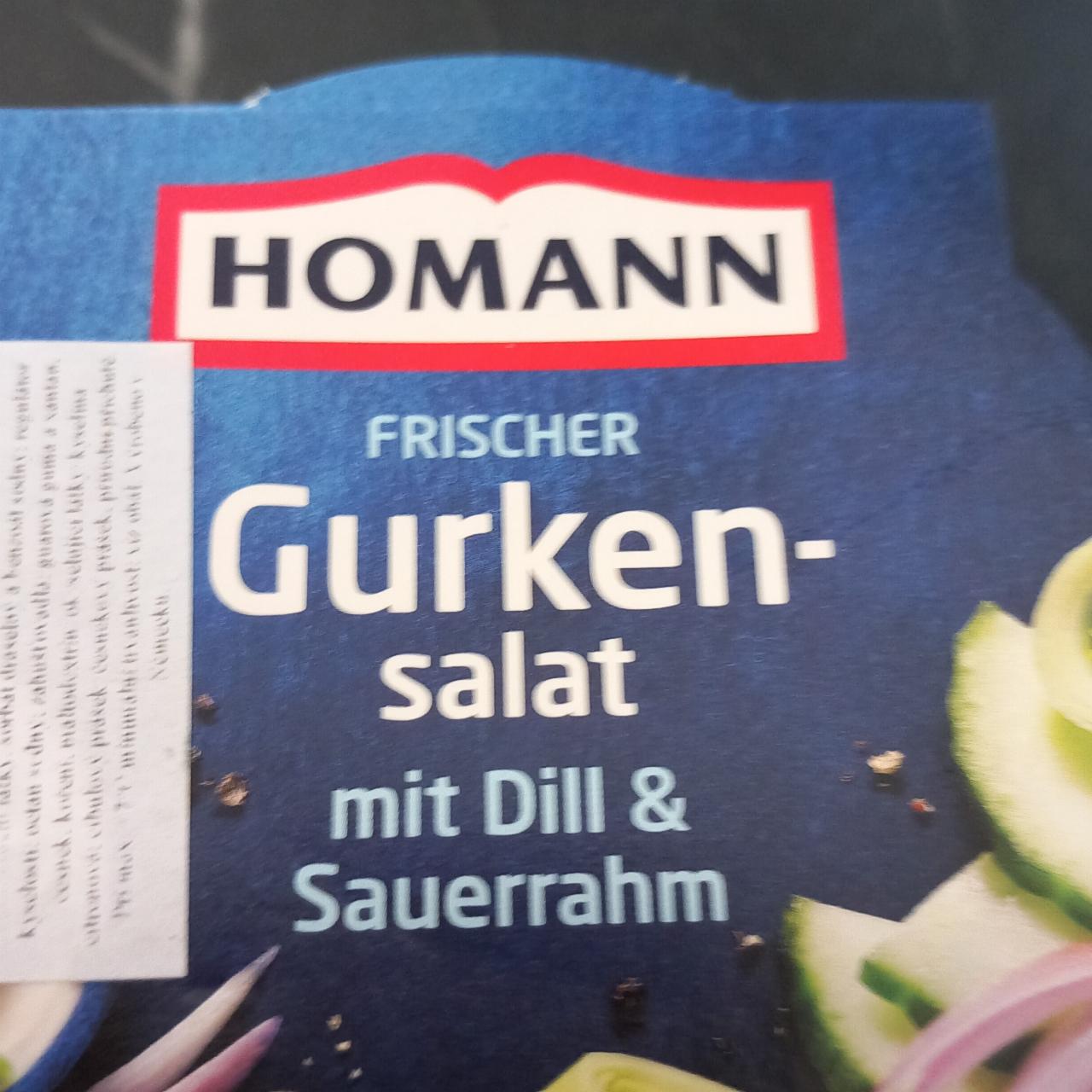 Fotografie - Frischer Gurkensalat mit Dill & Sauerrahm Homann