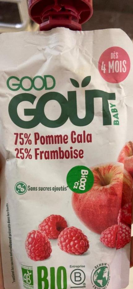 Fotografie - gout pomme gala framboise