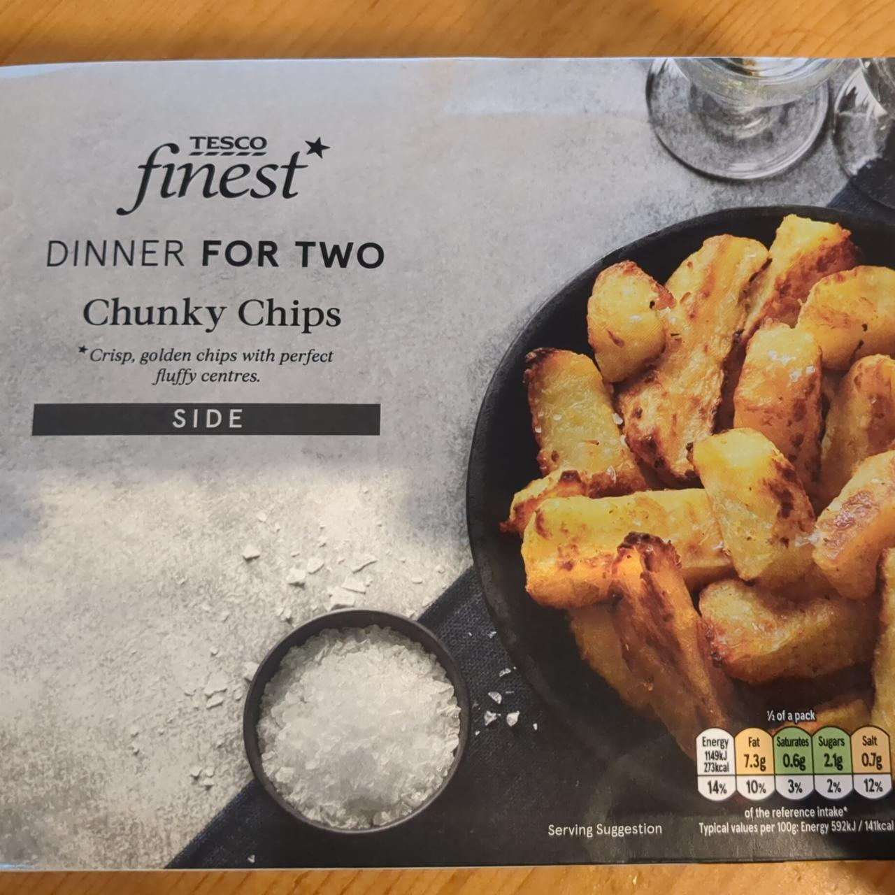 Fotografie - Chunky Chips Side Tesco finest