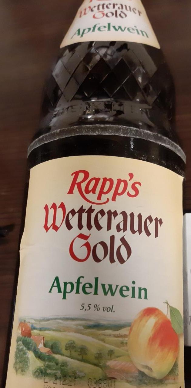 Fotografie - Wetterauer Gold Apfelwein Rapp's