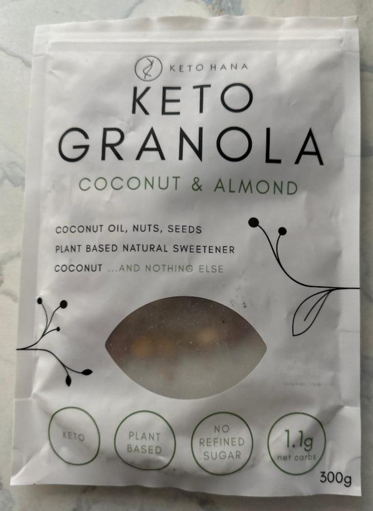 Fotografie - Keto Granola Coconut & Almond Keto Hana