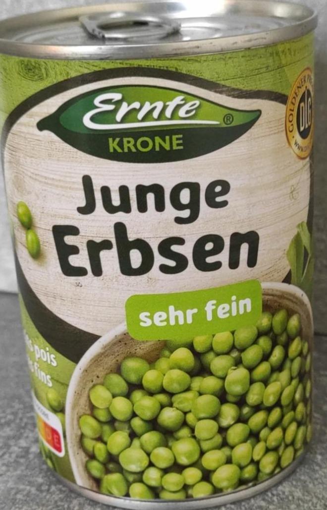 Fotografie - Junge erbsen Ernte Krone