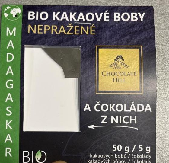 Fotografie - Bio kakaové boby nepražené Madagaskar Chocolate hill