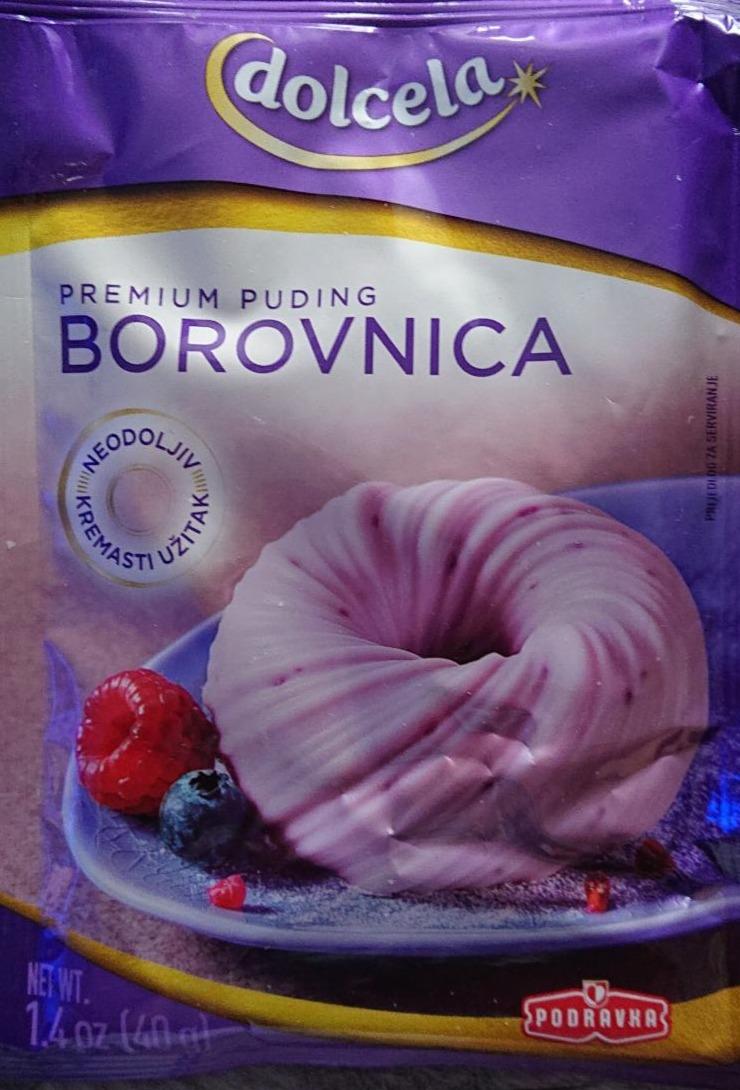 Fotografie - Dolcela premium puding borovnica Podravka